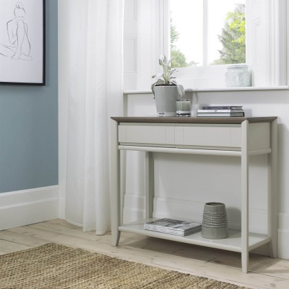 Ibsen Grey Console Table With Drawers Ibsen Grey Console Table With Drawers