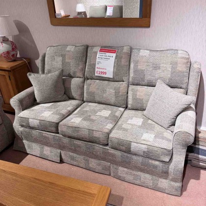 Showroom Clearance: Cirencester 3 Seater Sofa, Chair & Storage Footstool