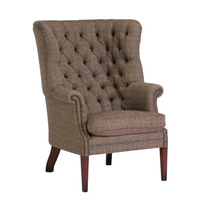 Tetrad Mackenzie Chair in Harris Tweed
