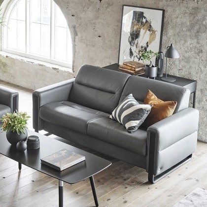 Stressless Fiona 2.5 Seater Sofa with Wood Arms