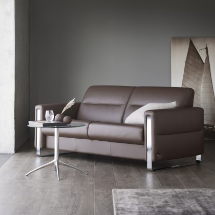 Stressless Fiona 2.5 Seater Sofa with Steel Arms