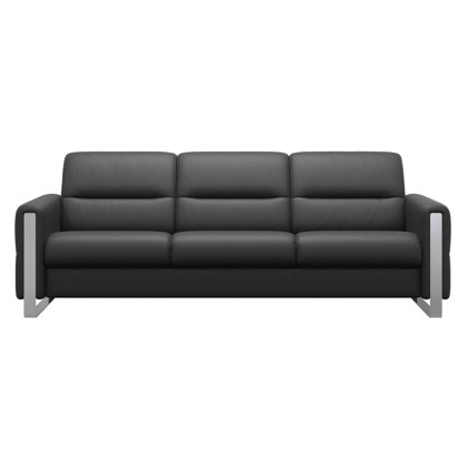 Stressless Fiona 3 Seater Sofa with Steel Arms