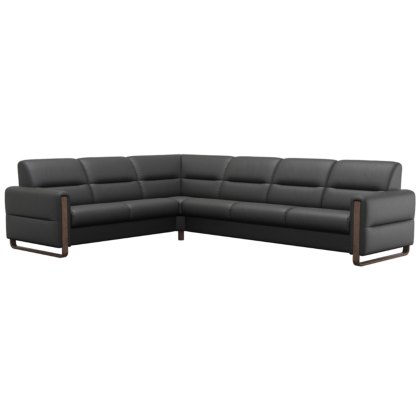 Stressless Fiona Corner Sofa with Wood Arms (C23)