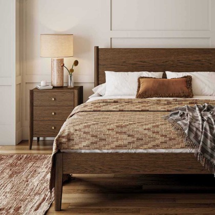 Paterson Dark 3 Drawer Bedside Chest Paterson Dark 3 Drawer Bedside Chest