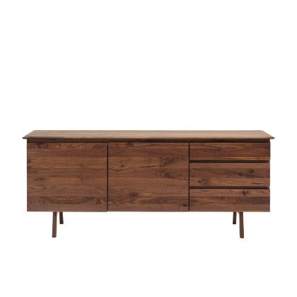 Jacobsen Walnut 2 Door 3 Drawer Sideboard