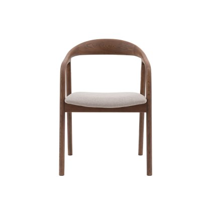Jacobsen Walnut Upholstered Dining Chair