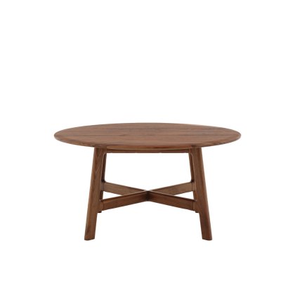 Jacobsen Walnut Round Coffee Table