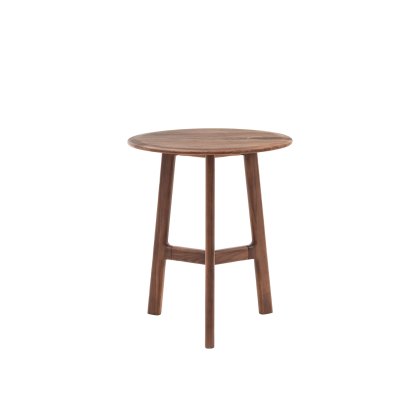 Jacobsen Walnut Round Side Table