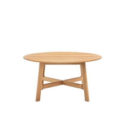 Jacobsen Oak Round Coffee Table