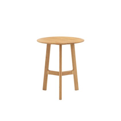 Jacobsen Oak Round Side Table