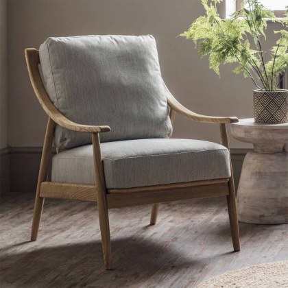 Hythe Armchair in Natural Fabric