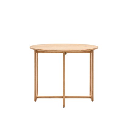 Cadoc Natural Oak Folding Dining Table