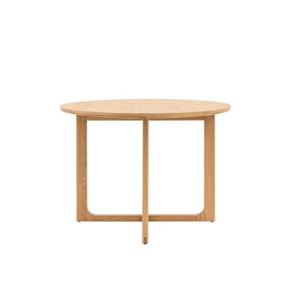 Cadoc Natural Oak Round Dining Table