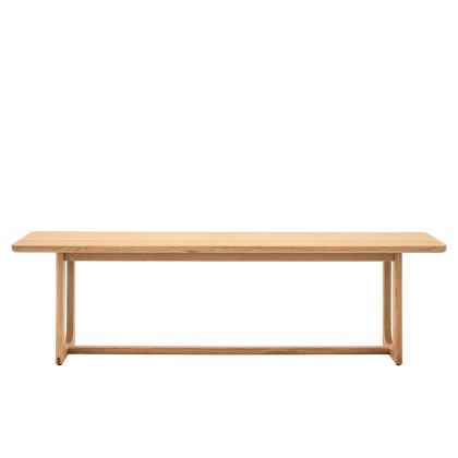 Cadoc Natural Oak Dining Bench