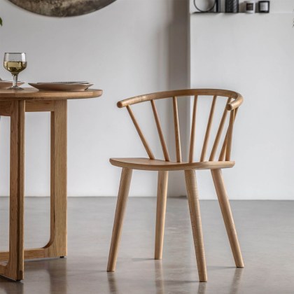 Cadoc Natural Oak Dining Chair