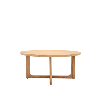 Cadoc Natural Oak Round Coffee Table