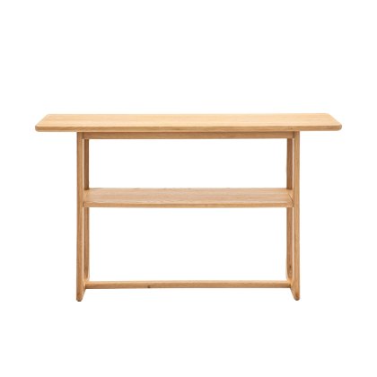 Cadoc Natural Oak Console Table