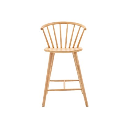 Cadoc Natural Oak Bar Stool