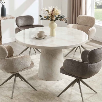 Arcola 130cm Round Dining Table
