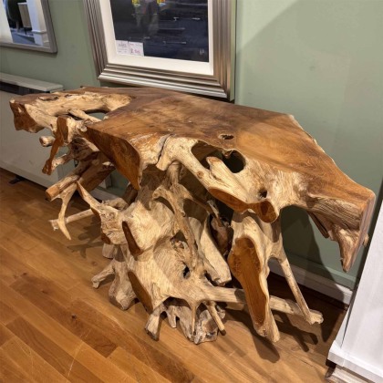 Showroom Clearance: Tectona Root 120cm Console Table