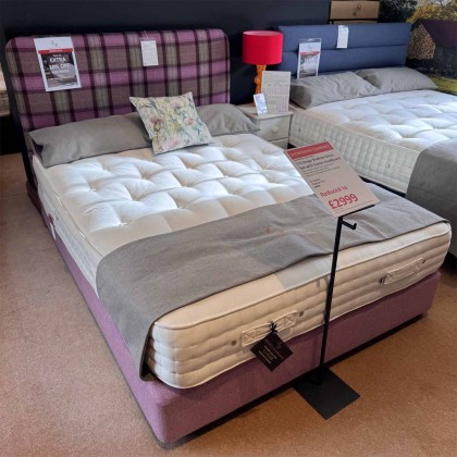 Showroom Clearance: 5ft Drogo Shallow Divan Set with Exeter Headboard