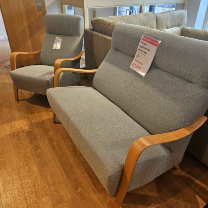 Showroom Clearance: Hanson Small Sofa & Fixed Chair