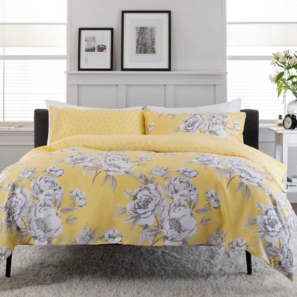St George Yellow Duvet Set