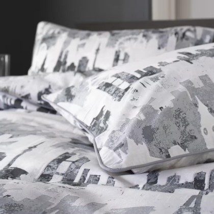NY/LDN/PAR Black Duvet Set