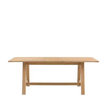 Ethan Oak Extending Trestle Dining Table Ethan Oak Extending Trestle Dining Table