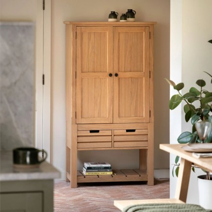 Ethan Oak Larder Cupboard