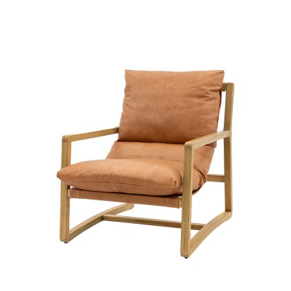 Borboto Leather Lounge Chair
