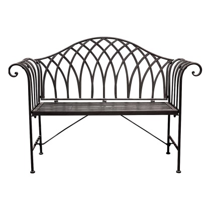 Denmans Garden Bench in Black