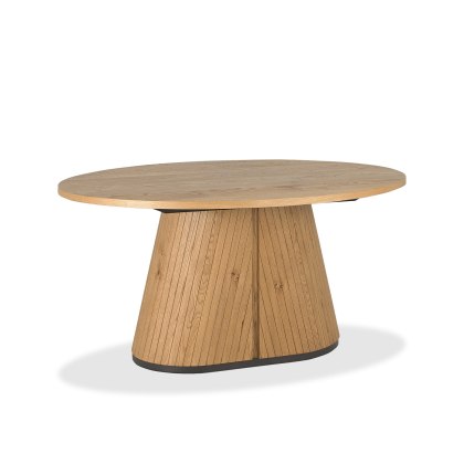 Nielsen Rustic Oak 4 Seater Fixed Dining Table