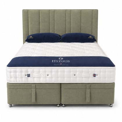Showroom Clearance: Hypnos 6ft Orthocare Classic Superstorage Divan Set & Harriet EuroSlim Headboard