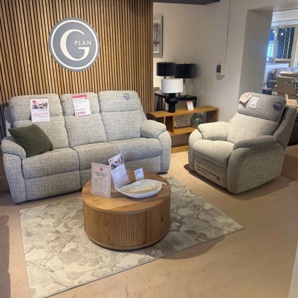 Showroom Clearance: G Plan Kingsbury 3 Seater Sofa & Electric Recliner Chair Showroom Clearance: G Plan Kingsbury 3 Seater Sofa & Electric Recliner Chair