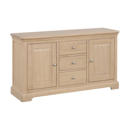 Bideford Oak 2 Door 3 Drawer Sideboard Bideford Oak 2 Door 3 Drawer Sideboard