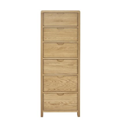 Ercol Bosco 6 Drawer Tall Chest