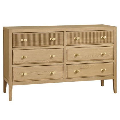 Limoges 3+3 Drawer Wide Chest Limoges 3+3 Drawer Wide Chest