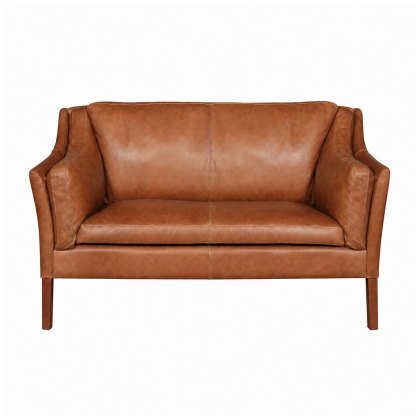 Morven Compact 2 Seater Sofa in Leather Morven Compact 2 Seater Sofa in Leather