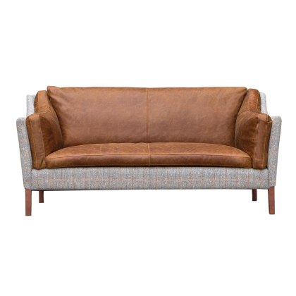 Morven Large 2 Seater Sofa in Harris Tweed & Leather Morven Large 2 Seater Sofa in Harris Tweed & Leather