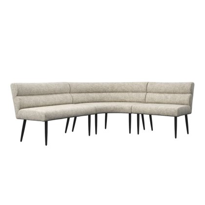 Lennox Curved Corner Bench Set Lennox Curved Corner Bench Set