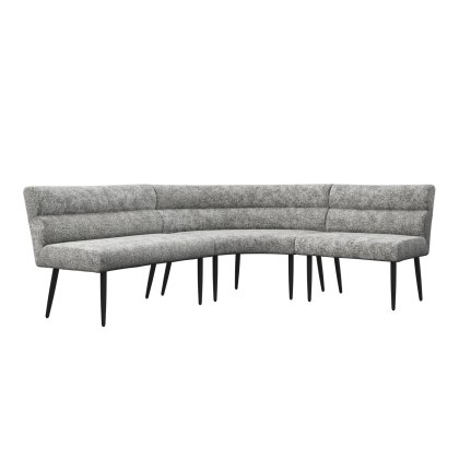 Lennox Curved Corner Bench Set Lennox Curved Corner Bench Set