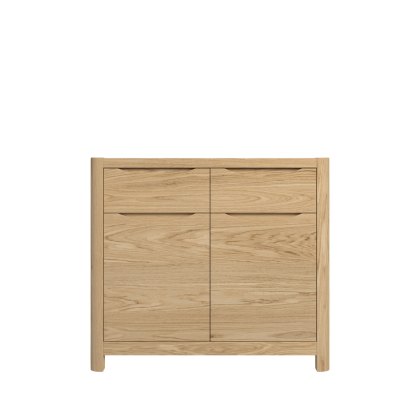 Bergen Oak Compact 2 Door Sideboard Bergen Oak Compact 2 Door Sideboard