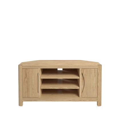 Bergen Oak Corner TV Cabinet Bergen Oak Corner TV Cabinet