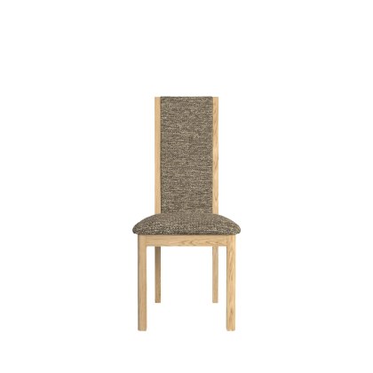 Bergen Oak High Back Upholstered Dining Chair Bergen Oak High Back Upholstered Dining Chair