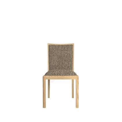 Bergen Oak Low Back Upholstered Dining Chair Bergen Oak Low Back Upholstered Dining Chair