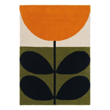 Orla Kiely Rug - Stem Black Orla Kiely Rug - Stem Black