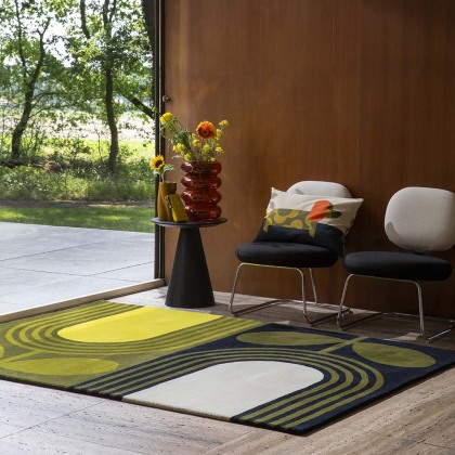 Orla Kiely Rug - Striped Tulip Seagrass Orla Kiely Rug - Striped Tulip Seagrass