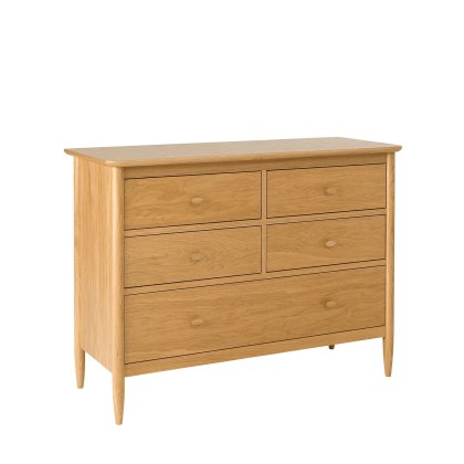 Ercol Teramo 5 Drawer Wide Chest