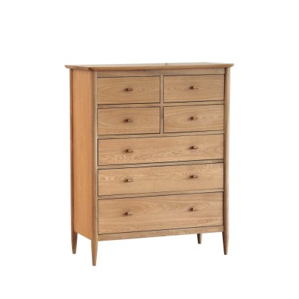 Ercol Teramo 7 Drawer Tall Wide Chest